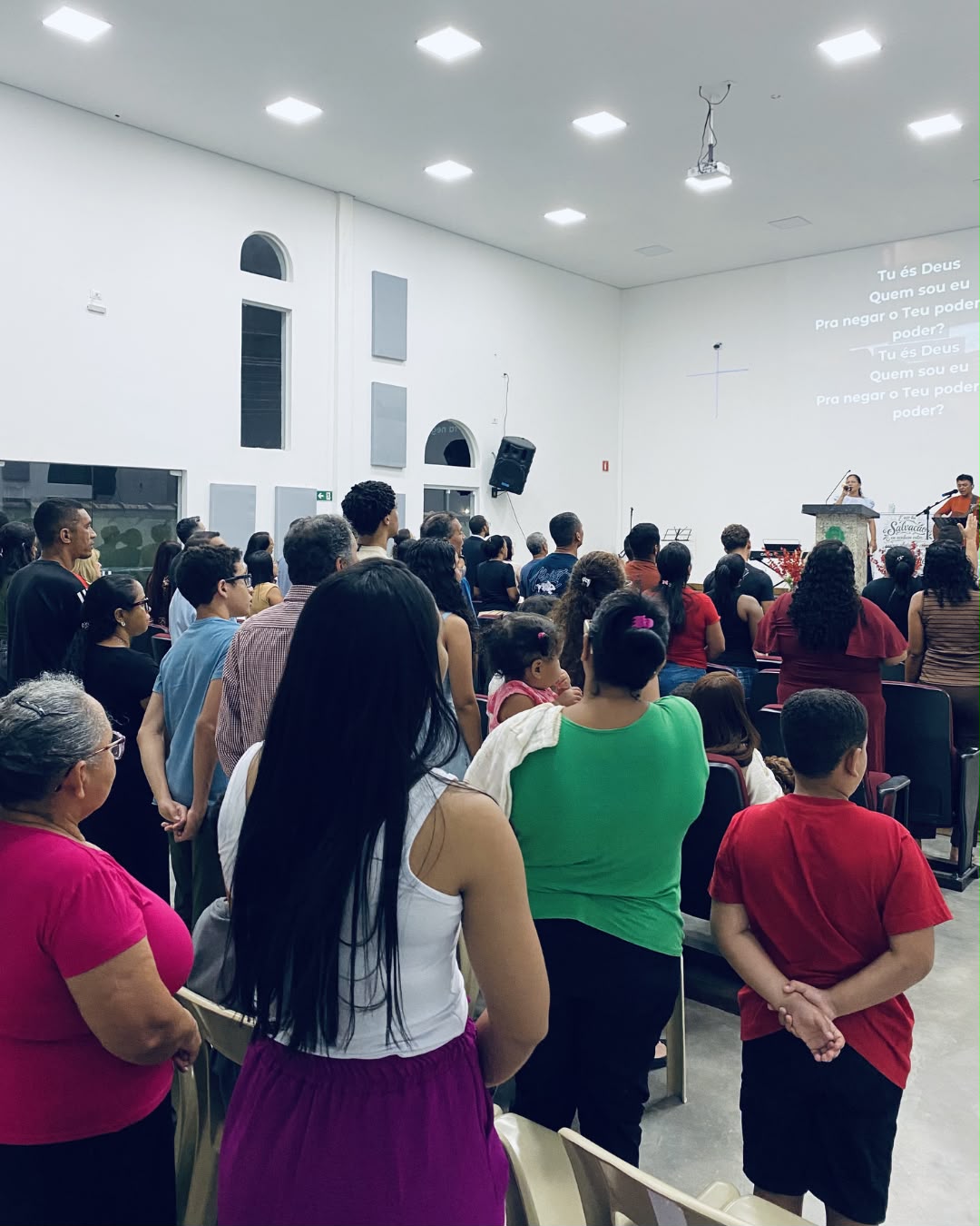 Igreja durante o culto